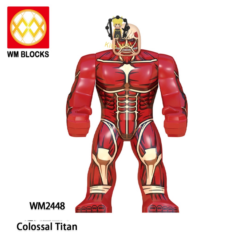 Minifigures Attack On Titan Đồ Chơi Lắp Ráp Nhân Truyện Tranh Anime Vật Hoạt Hình WM6148