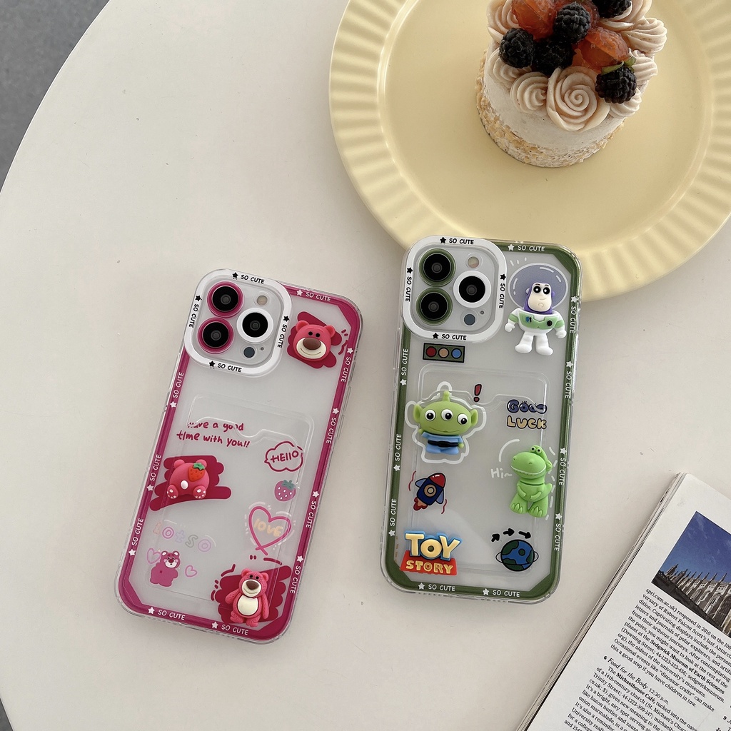 Ốp Điện Thoại Tpu Trong Suốt In Hoạt Hình Toy Story 3D Cho iPhone 14 13 12 11 Pro Max XS XR 7 8 Plus