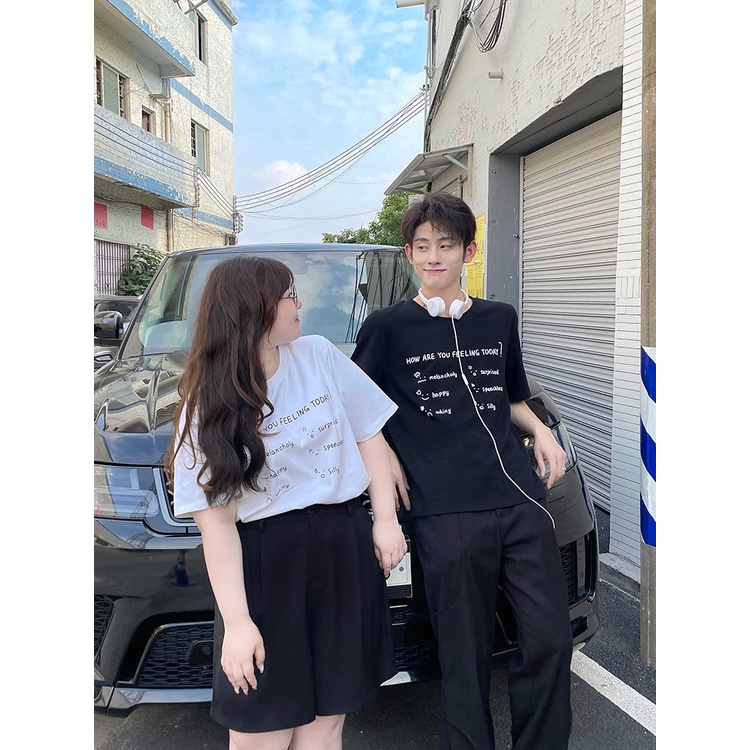 Áo Thun Tay Ngắn Dáng Rộng Cỡ Lớn 300KG 300KG Che Bụng In Họa Tiết Dễ Thương Thời Trang Mùa Hè Cho Nữ