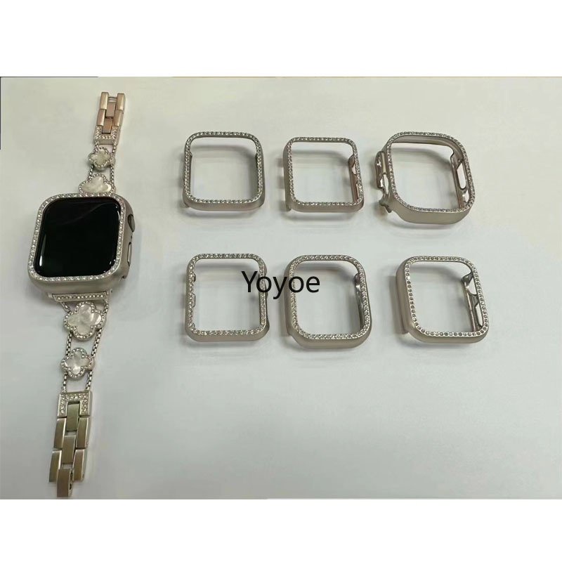 Bộ Kính Cường Lực + Ốp Bảo Vệ Màn Hình 24 Kiểu Cho iWatch 8 49MM 45MM 41MM 44mm 40mm 42mm 38mm 8 Ultra 7 6 5 4 3 se