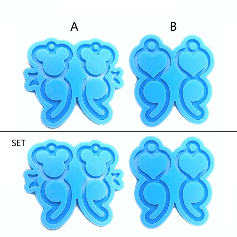 Khuôn Làm Mặt Vòng cổ / Bông Tai / Vòng cổ Bằng Epoxy Độc Đáo DIY