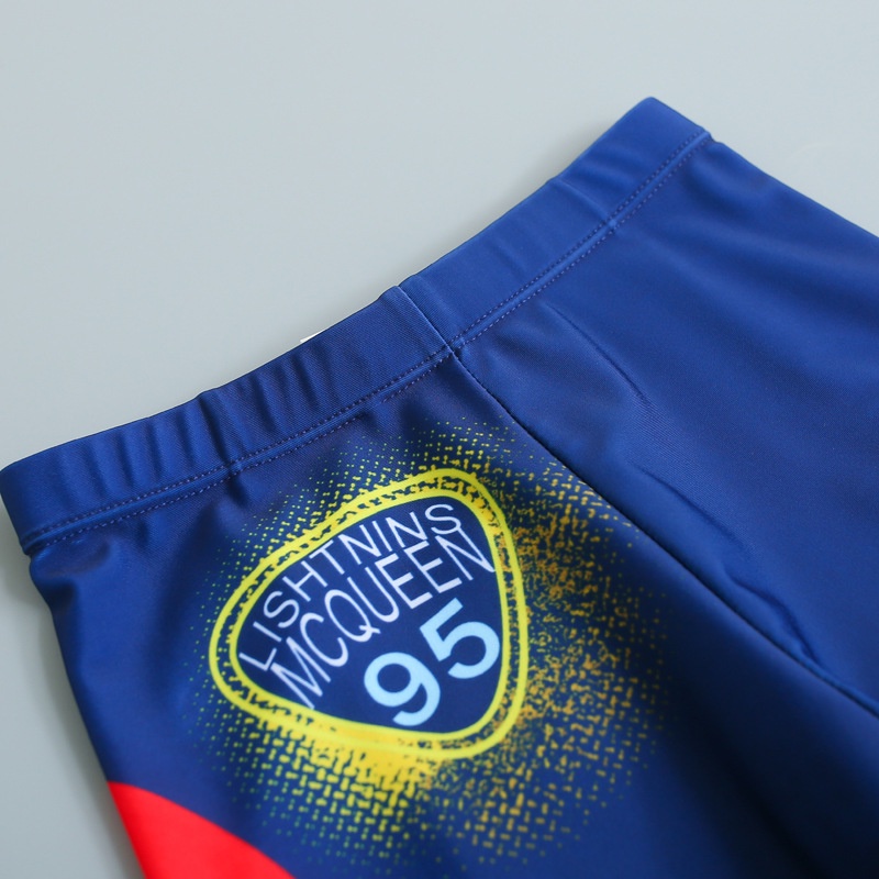 Bộ Đồ Bơi 3 Món Tay Ngắn In Hoạt Hình 95 MC Queen Kèm Nón Dành Cho Bé Trai