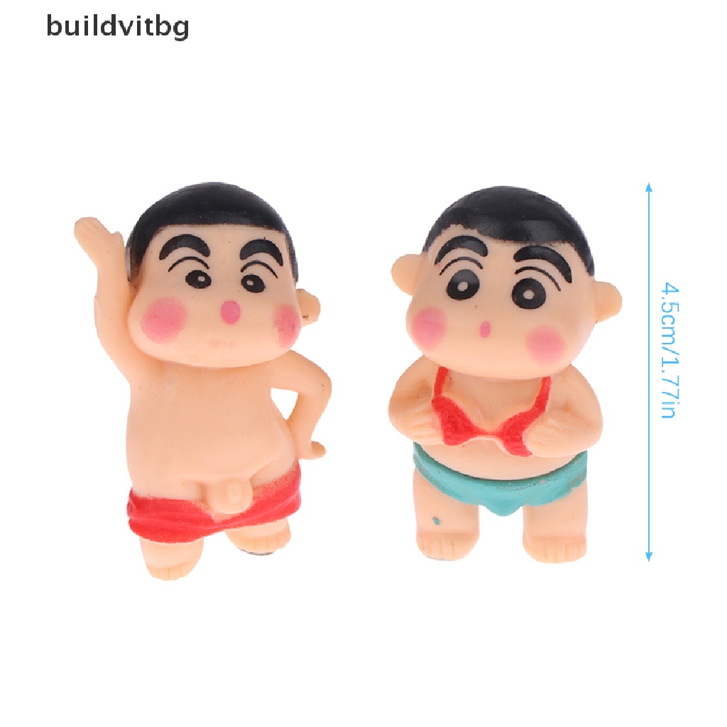 Bộ 4 Đồ trang trí Shin-Chan Dễ Thương Dùng Trang Trí Tiểu Cảnh / Xe Hơi