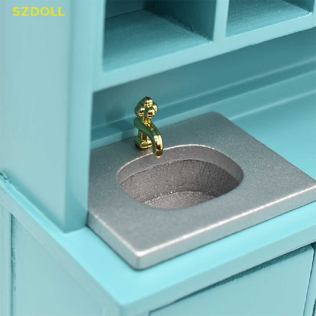 Mô Hình Tủ Bếp Mini Tỉ Lệ 1: 12 Trang Trí Nhà Búp Bê