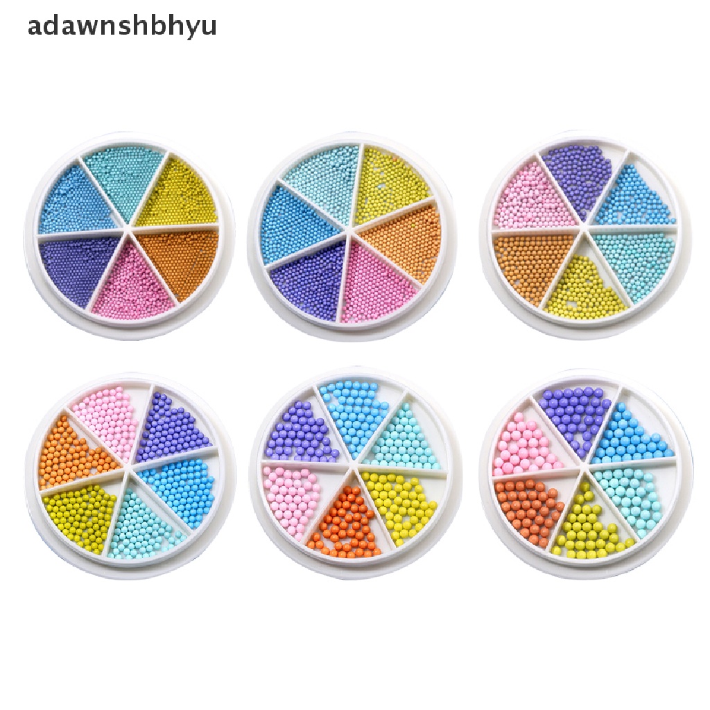 Hạt Cườm 3D Mini Nhiều Màu Sắc Dùng Trang Trí Móng Tay Nghệ Thuật DIY