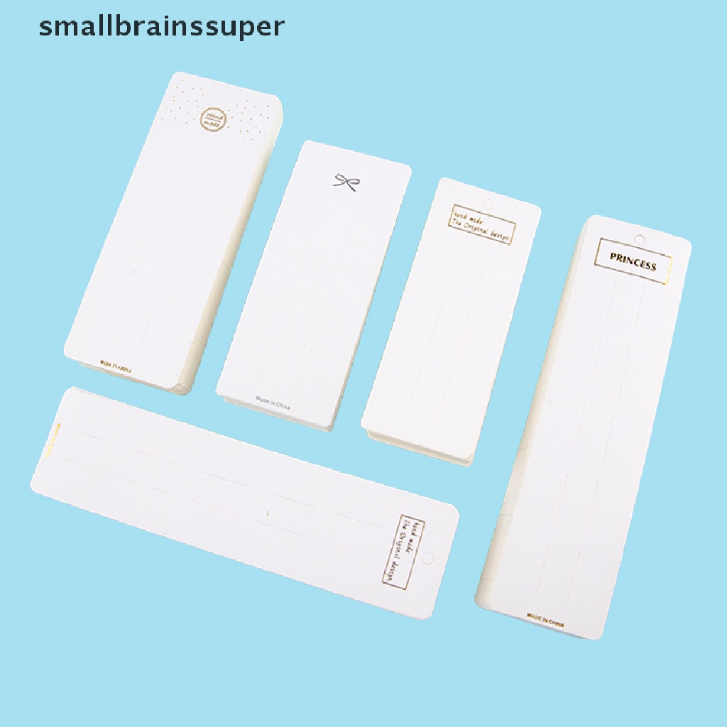 Set 50 Thẻ Giấy Màu Trắng Làm Đồ Thủ Công DIY Đa Ứng Dụng