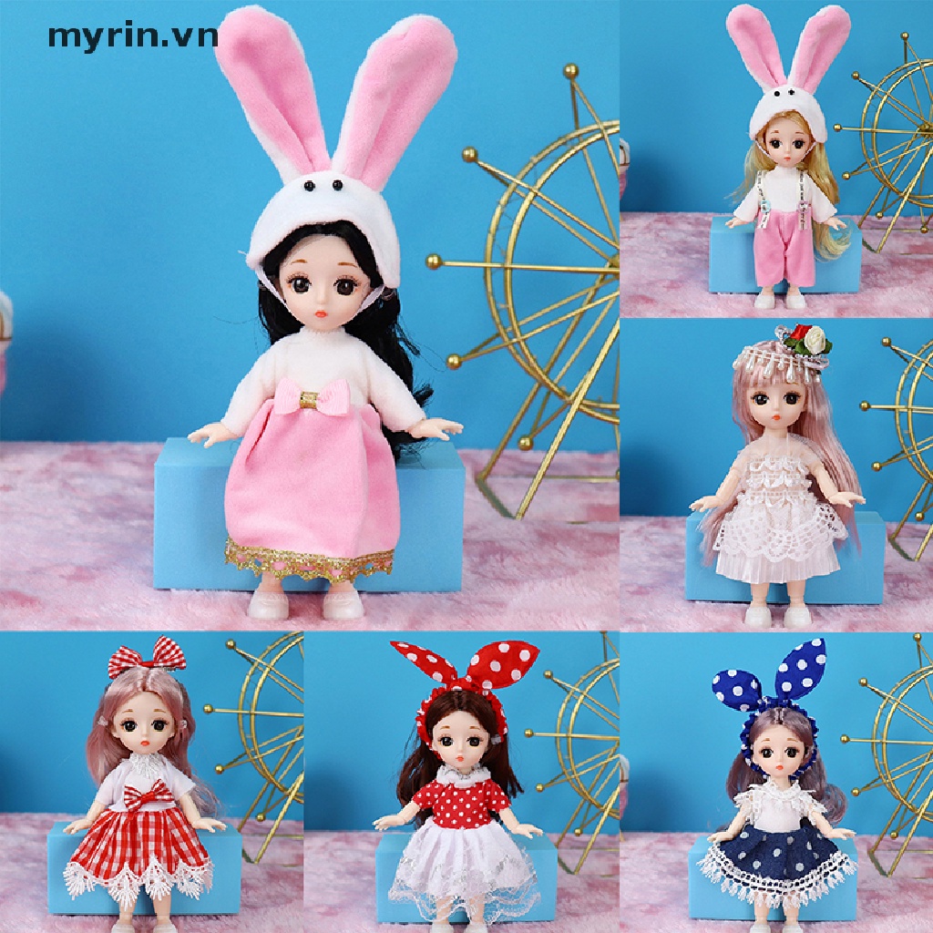 Búp Bê Công Chúa 17cm Kèm 13 Khớp Nối ob11 Dễ Thương Cho Bé Gái