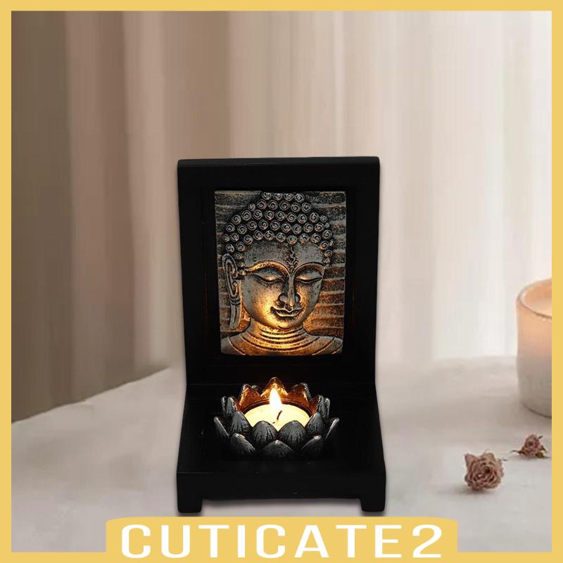 Giá Đỡ Nến Hình Mặt Phật Trang Trí Sân Vườn