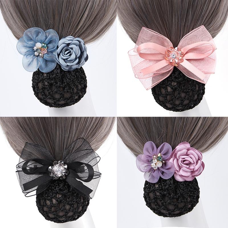 Cài Tóc Vải Tuyn Hình Hoa Phong Cách Hàn Quốc Mới