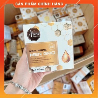 Kem face men gạo Nicos Beauty