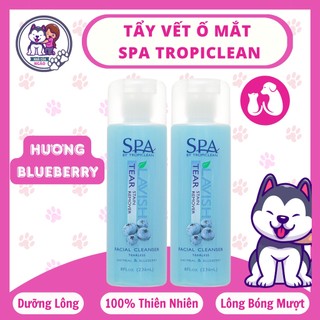 Sữa rửa mặt tẩy vết ố vàng ở mắt Tropiclean xuất xứ Mỹ 236ml