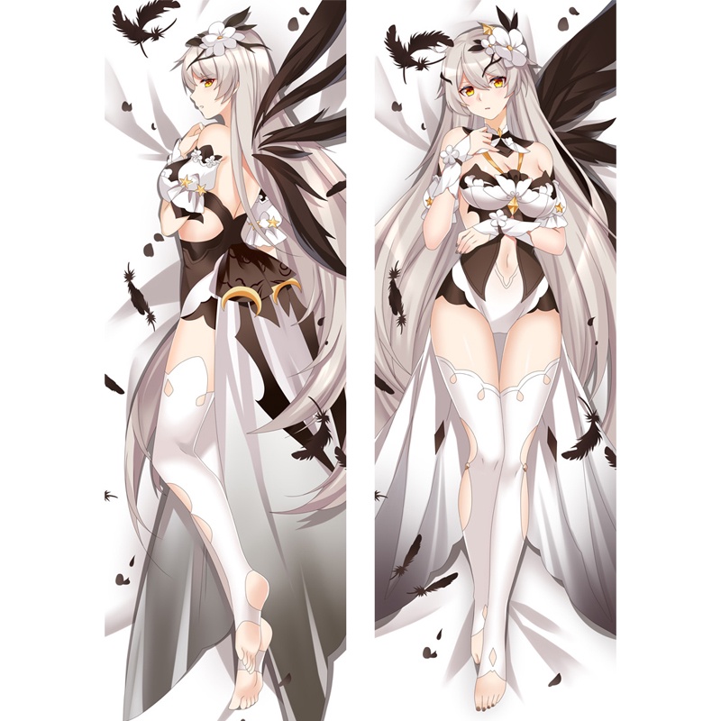 Vỏ Gối 2 Chiều In Hình Nhân Vật Anime Kiana Kaslana Nhật Bản Xinh Xắn Ốp