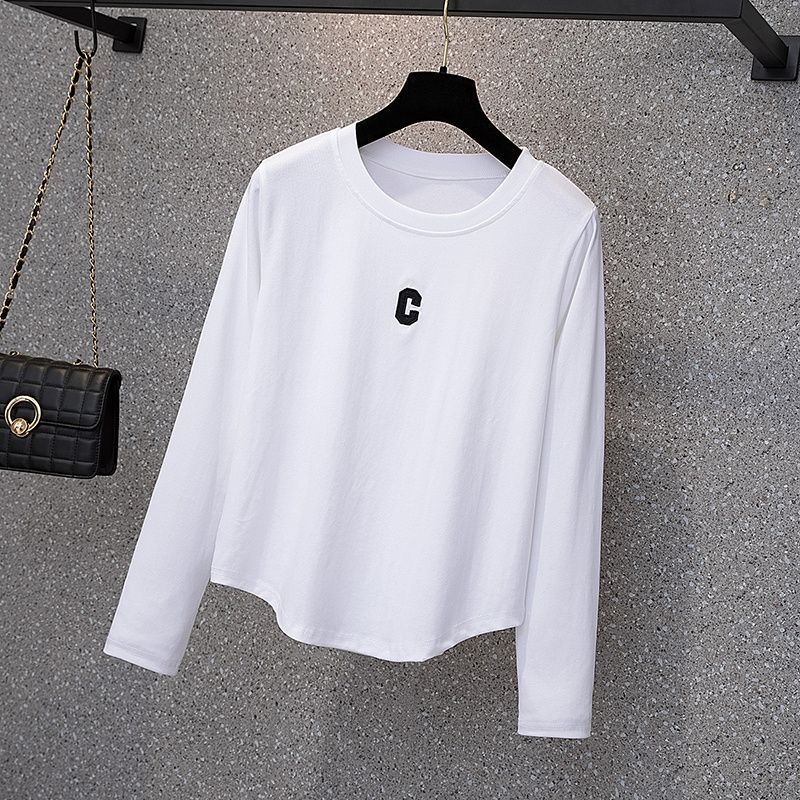 Áo Thun Nữ Dài Tay Oversized In Hình