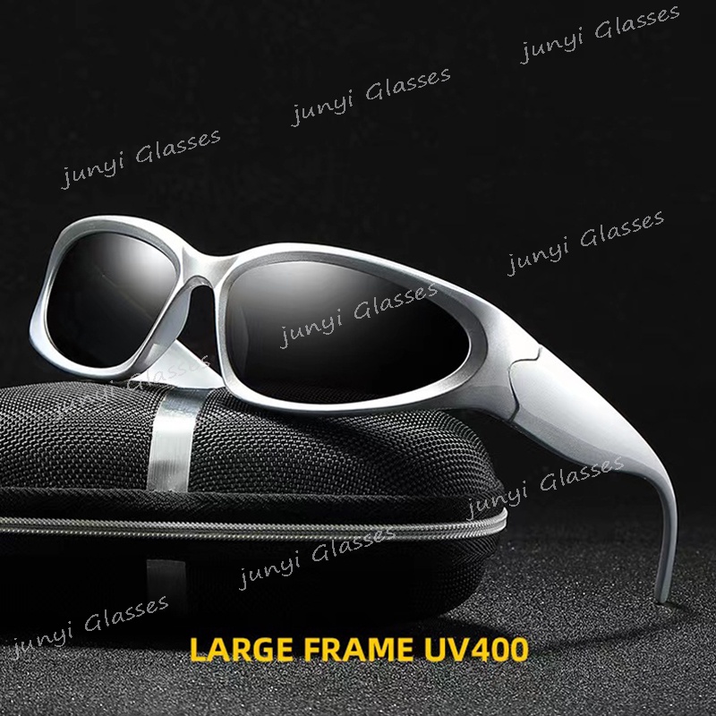 Kính Mát Vuông Nhiều Màu Sắc Phong Cách Punk Thể Thao Cho Nam Và Nữ Y2K