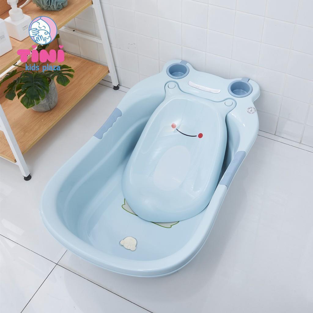 Thau Tắm Chậu Tắm Hình Ếch Hokori Có Ghế Tựa Dễ Thương Chắc Chắn