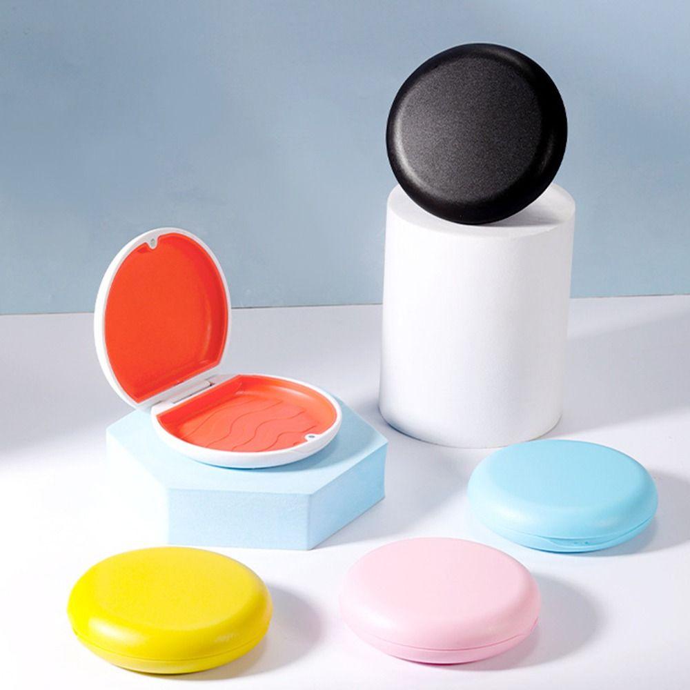 Hộp Ngâm Răng Giả Có Gương Soi Chỉnh Hình Đơn Giản