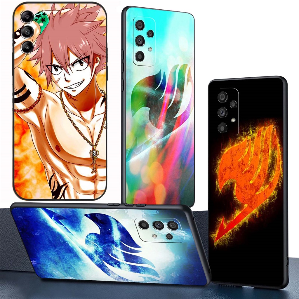 Ốp Điện Thoại Silicon TPU Mềm Hình Fairy Tail AS64 Cho Samsung Galaxy A21 F13 F04 M04 A14 5G A54 A34 S23 + S23 Ultra