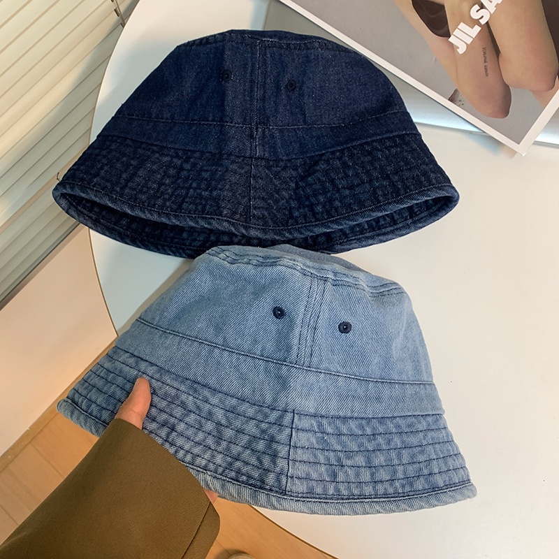 Nón Tai Bèo Vải Jean Phong Cách Hàn Quốc Thời Trang Mùa Hè Cho Nữ