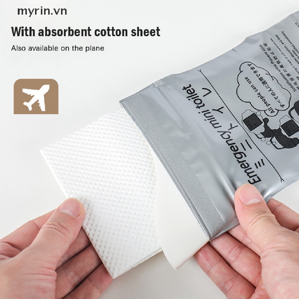 Túi Đi Vệ Sinh Khẩn Cấp 700ml Sử Dụng Một Lần Tiện Lợi