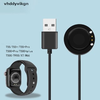 Đế sạc vhdd cho đồng hồ thông minh t500 + plus t55 + pro