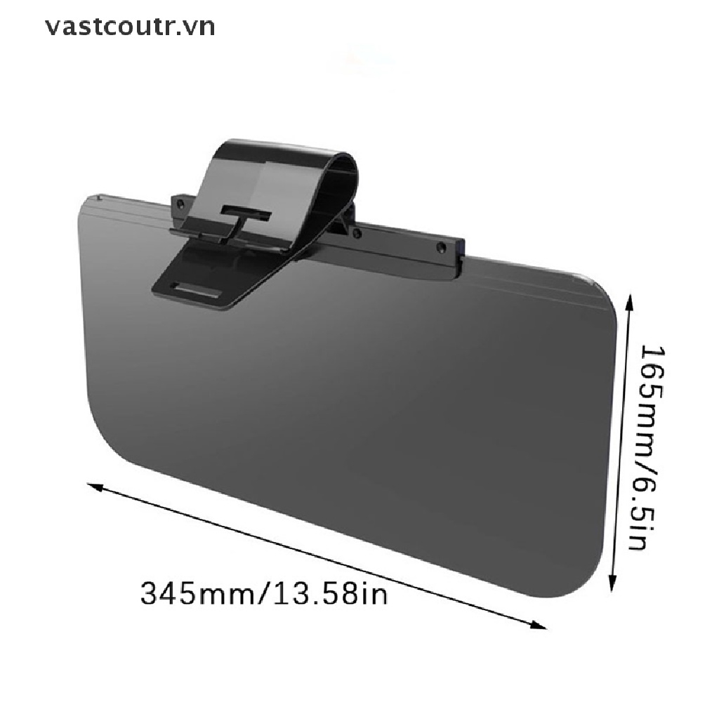 COUTR Car Sun Visor Polarized Sunshade Plate Clear Vision Anti-UV Adjustable Sun Visor VN
