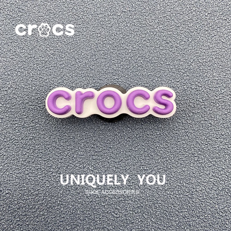 CROCS Logo Chữ Cái Tiếng Anh jibbitz Trang Trí Trên Cùng