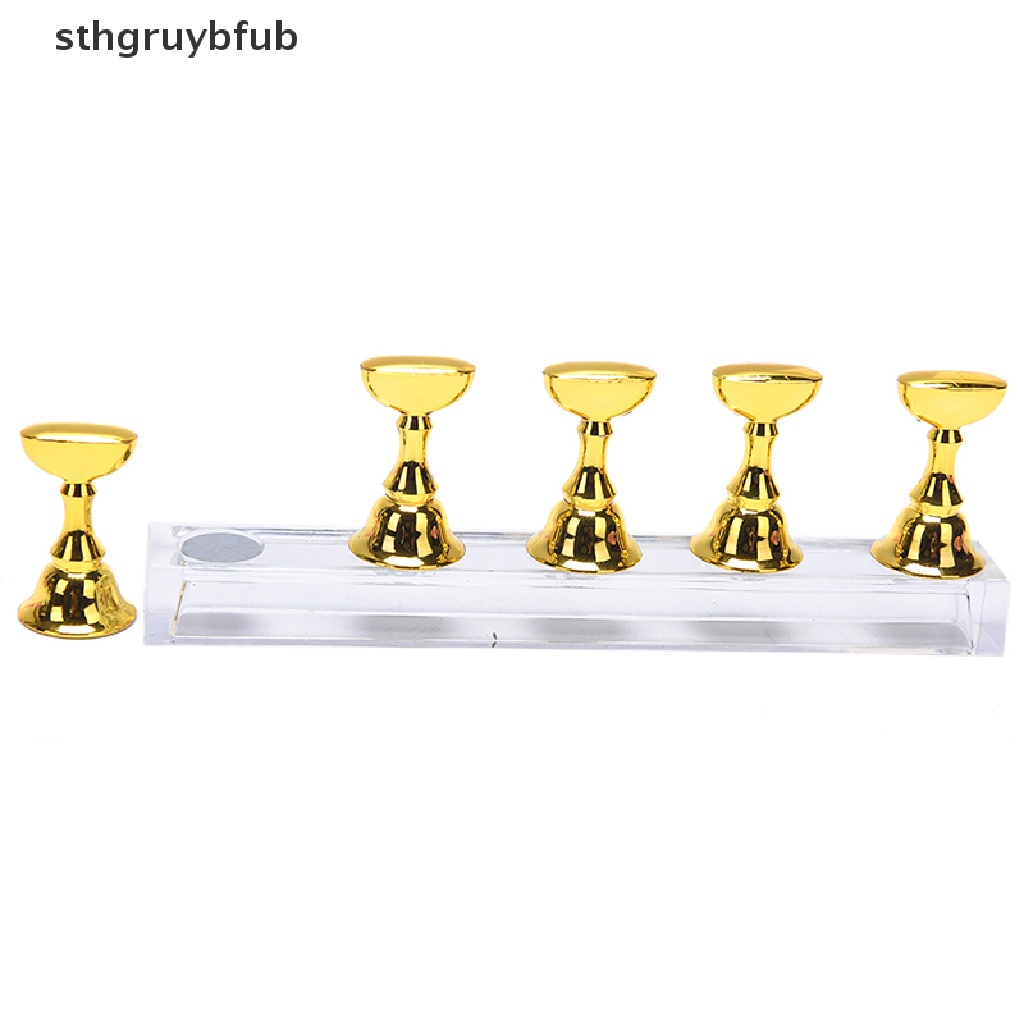 1 Bộ Giá Đỡ Trưng Bày Móng Tay STHB Bằng Acrylic Pha Lê Trong Suốt