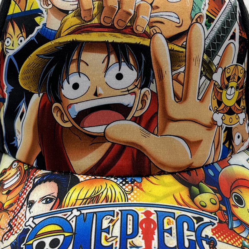 Mũ Lưỡi Trai Thêu Hình Anime One Piece