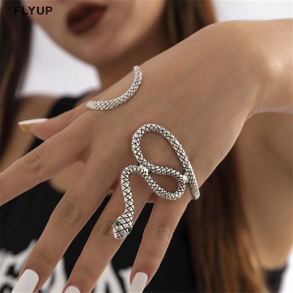Vòng Tay Dạng Hở Hình Rắn Phong Cách Bohemian Đơn Giản Thời Trang Cho Nam Và Nữ