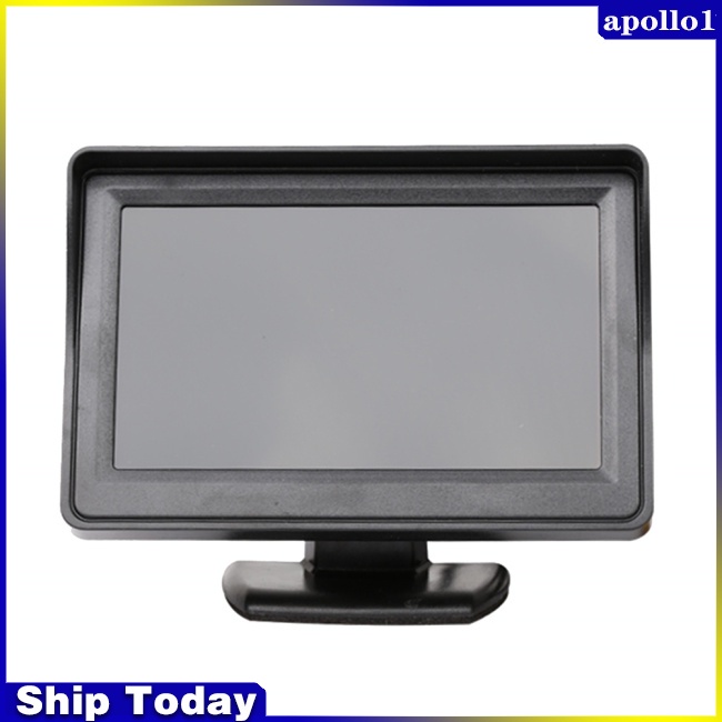 Màn Hình Tft Lcd 4.3-inch Hd Gắn Tấm Che Nắng Hai Chiều Cho Xe Hơi