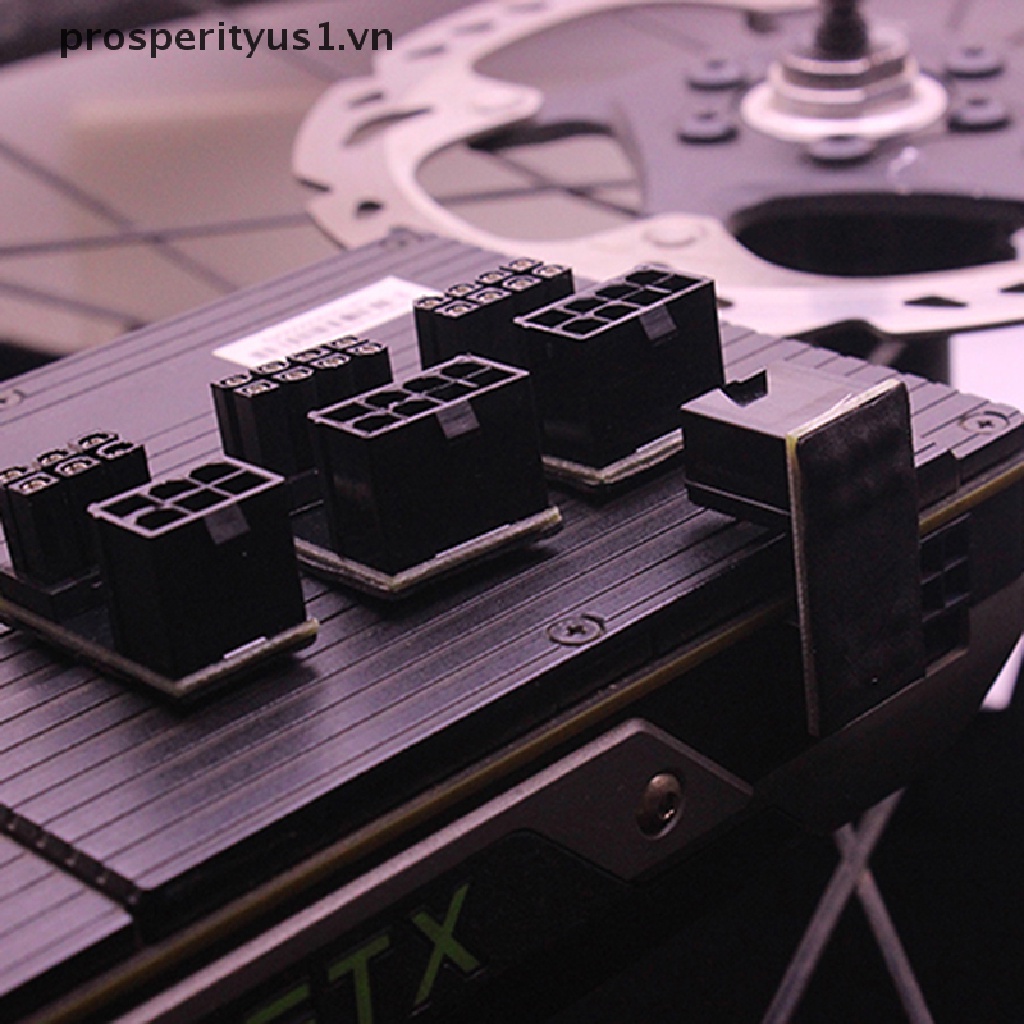 Bảng Mạch Chuyển Đổi Nguồn Điện ATX GPU VGA PCIe 6Pin U Sang 180 Độ prosperityus1