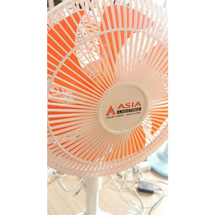 Quạt cây Asia quay 360 độ bảo hành chính hãng 2 năm - Quạt 2 đầu QC12-360 siêu êm, mát và sang trọng