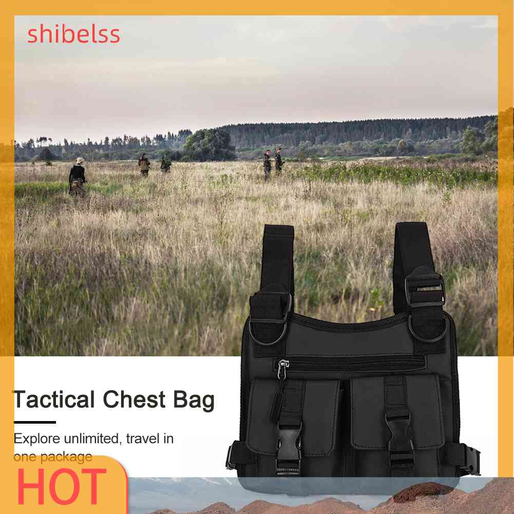 Túi Đeo Chéo Ngực Đa Năng Phong Cách Hip hop Cho Nam