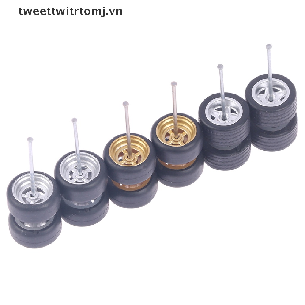 Bánh xe cao su tỉ lệ 1 / 64 cho xe đồ chơi chất lượng