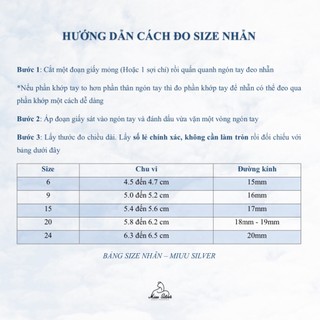 [DEAL SỐC] Nhẫn đôi bạc 925 Miuu Silver, nhẫn cặp Giselle