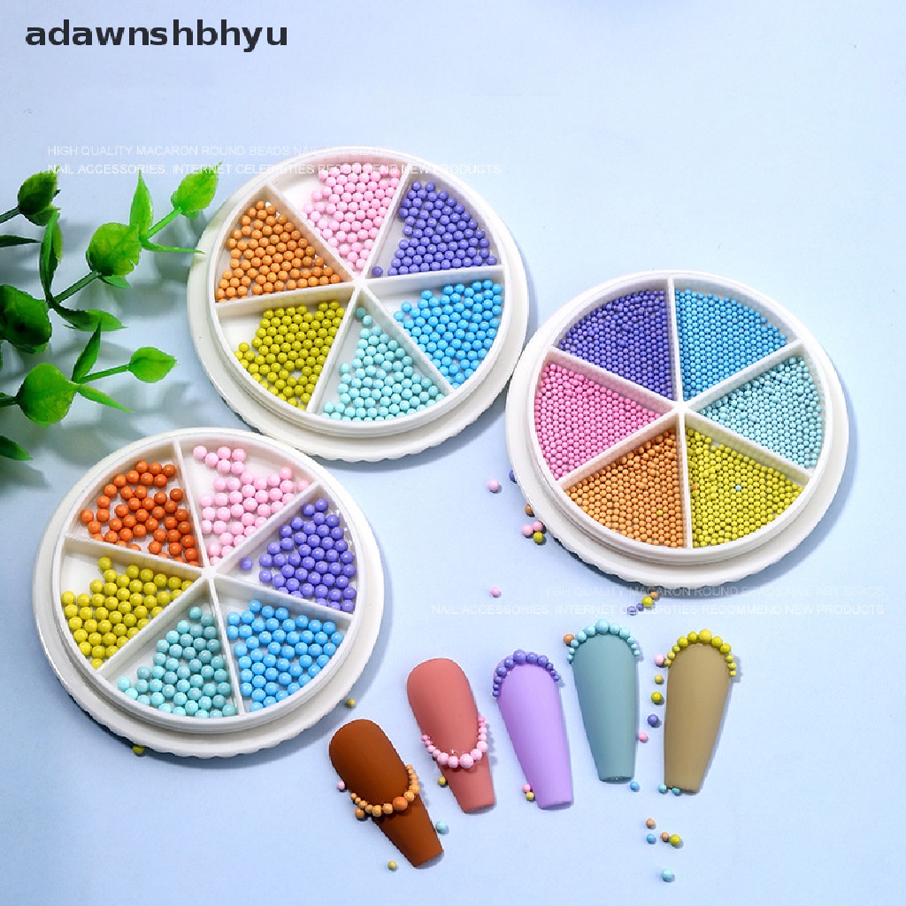 Hạt Cườm 3D Mini Nhiều Màu Sắc Dùng Trang Trí Móng Tay Nghệ Thuật DIY