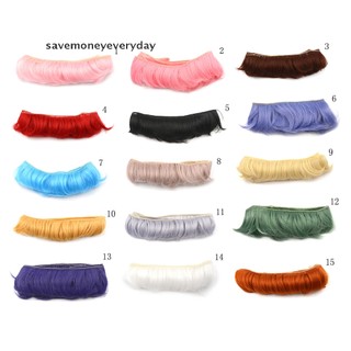 Tóc giả 5cm tự nhiên cho búp bê bjd sd