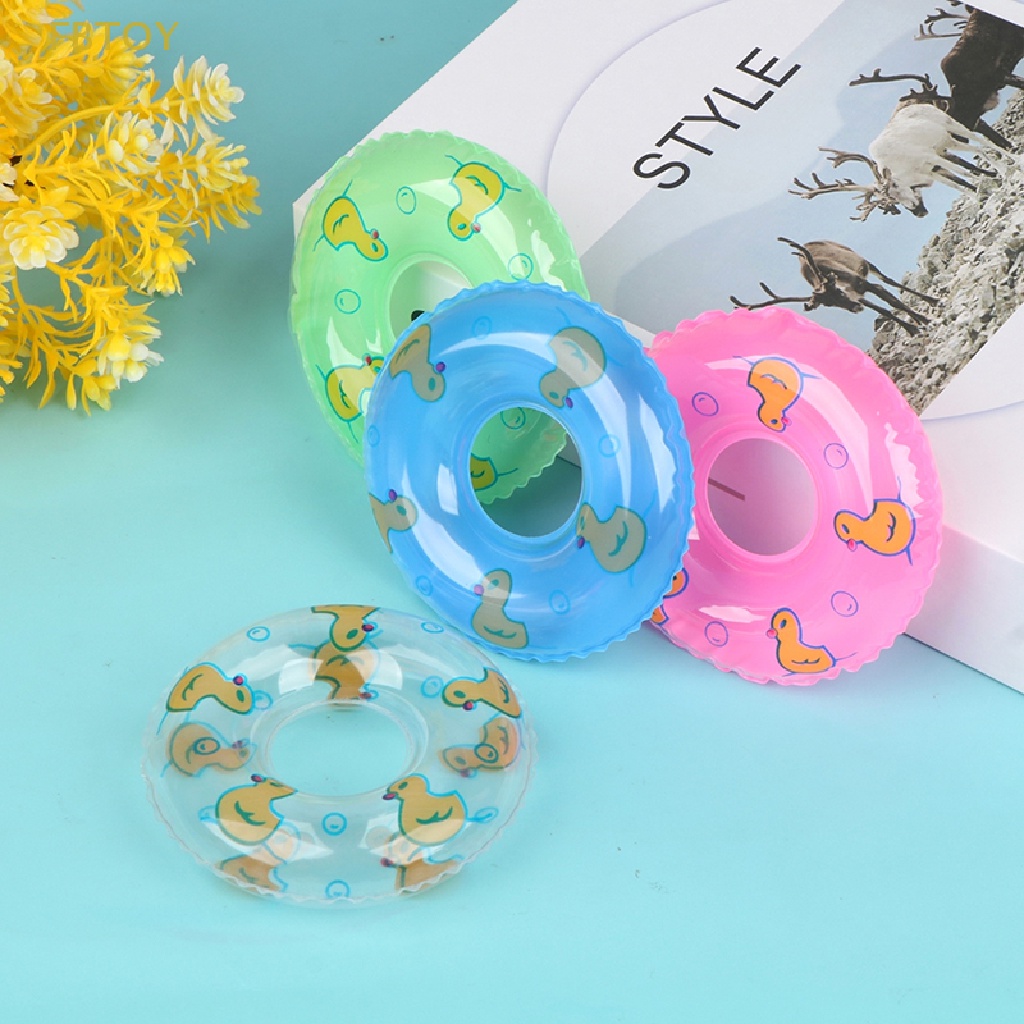Set 2 Phao Bơi Trang Trí Hình Chú Vịt Dễ Thương