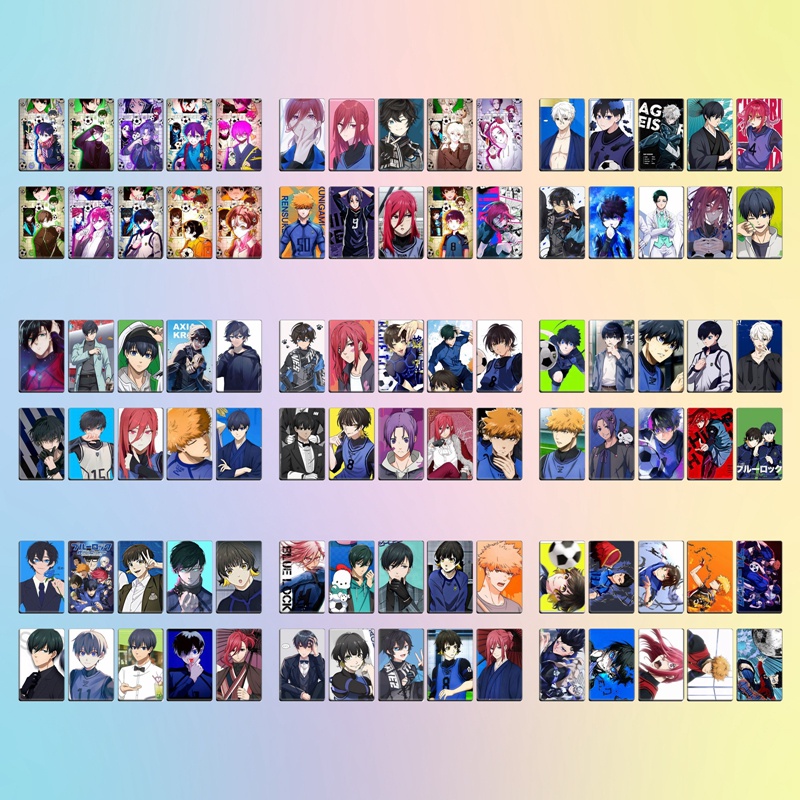 Bộ 10 Thẻ Dán Hình Hoạt Họa Anime Xinh Xắn