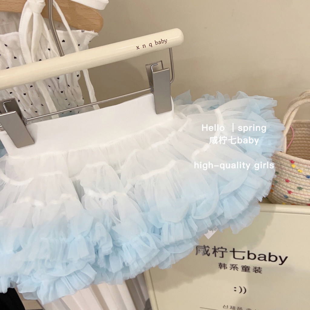 Đầm Xòe Công Chúa Thời Trang Mùa Hè Xinh Xắn Cho Bé Gái