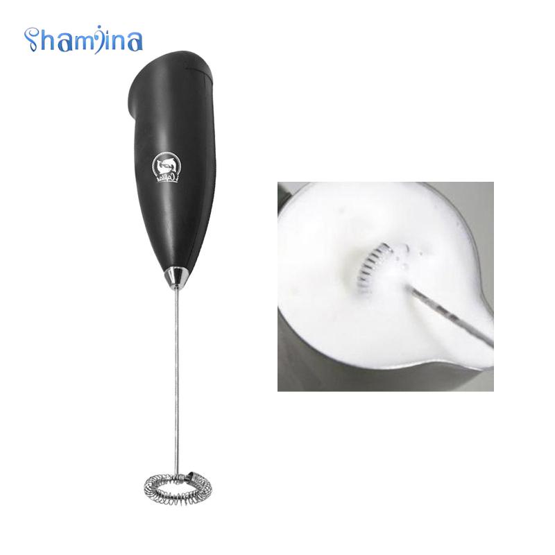 Máy tạo bọt sữa shamjina bằng điện cầm tay mini đánh trứng khuấy cà phê cho hộ gia đình