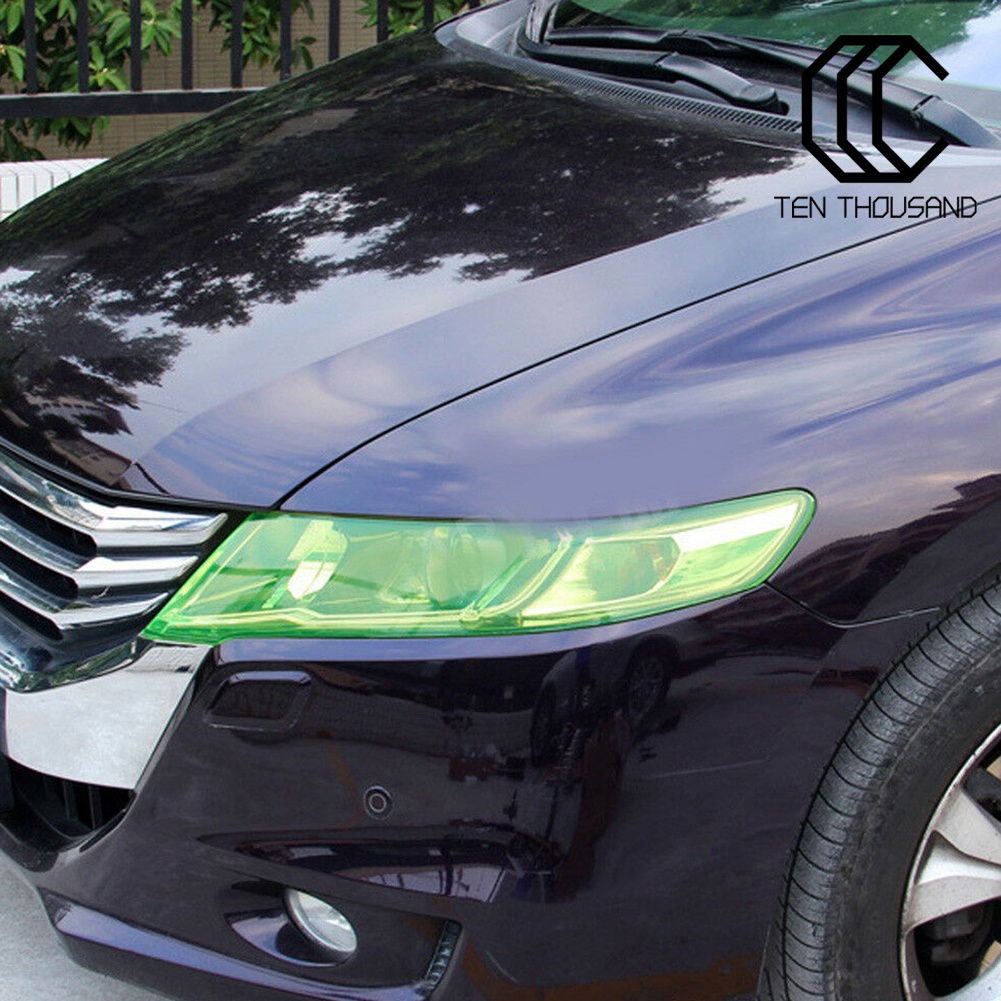 ☼60cmx30cm Car Light Styling Headlight Taillight Wrap Sheet Decal Sticker Film