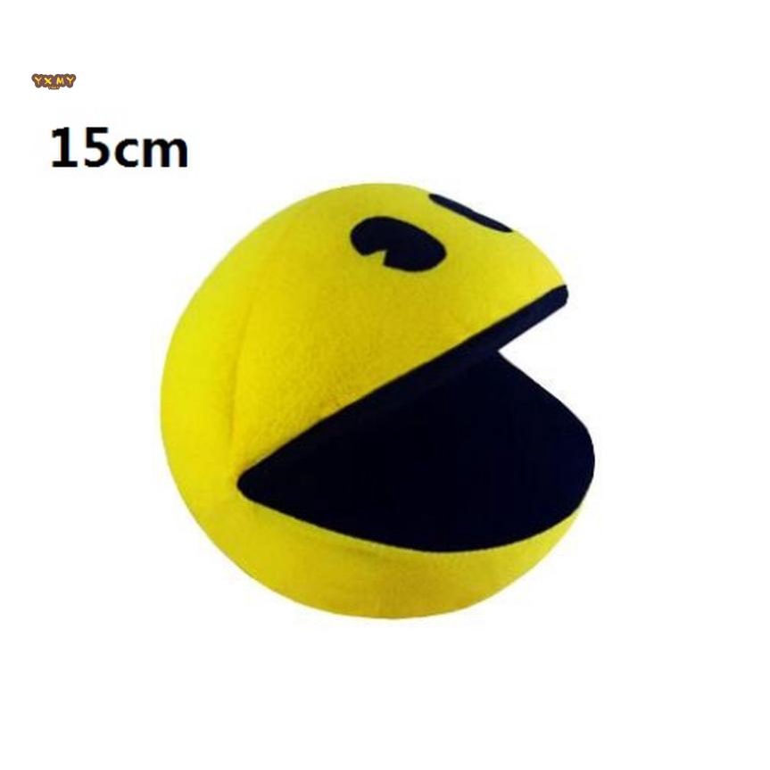 1 Cái. Pixels Phim Pacman Đồ Chơi Nhồi Bông Búp Bê, Pac Man Pac-man Mặt Cười Đồ Chơi Sang Trọng Q Be