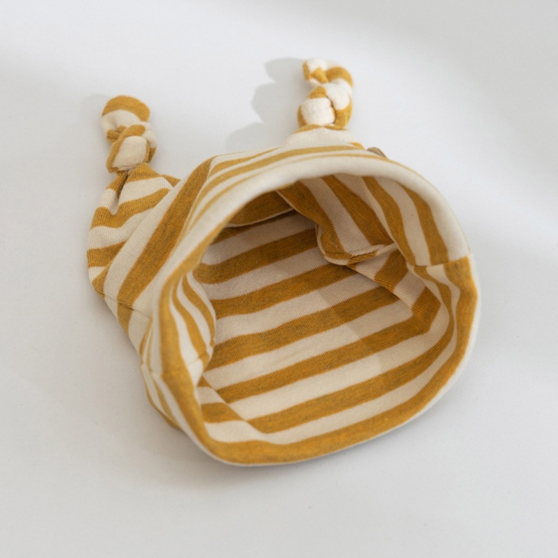 Mũ Turban Thắt Nút Phong Cách Trung Tính Cho Bé Sơ Sinh 0-3 Tháng Tuổi