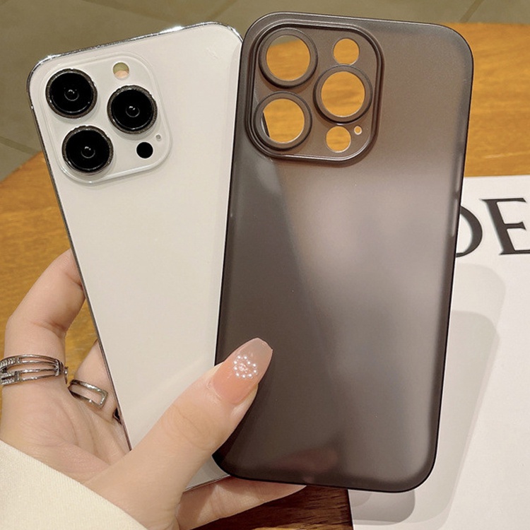 Ốp Điện Thoại PP Siêu Mỏng Trong Mờ Cho iPhone 11 12 Pro Max XS