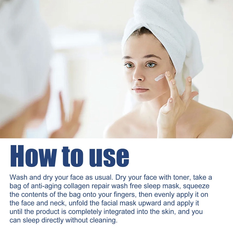 Mặt Nạ Ngủ Collagen Chống Nếp Nhăn Lão Hóa Làm Săn Chắc Da