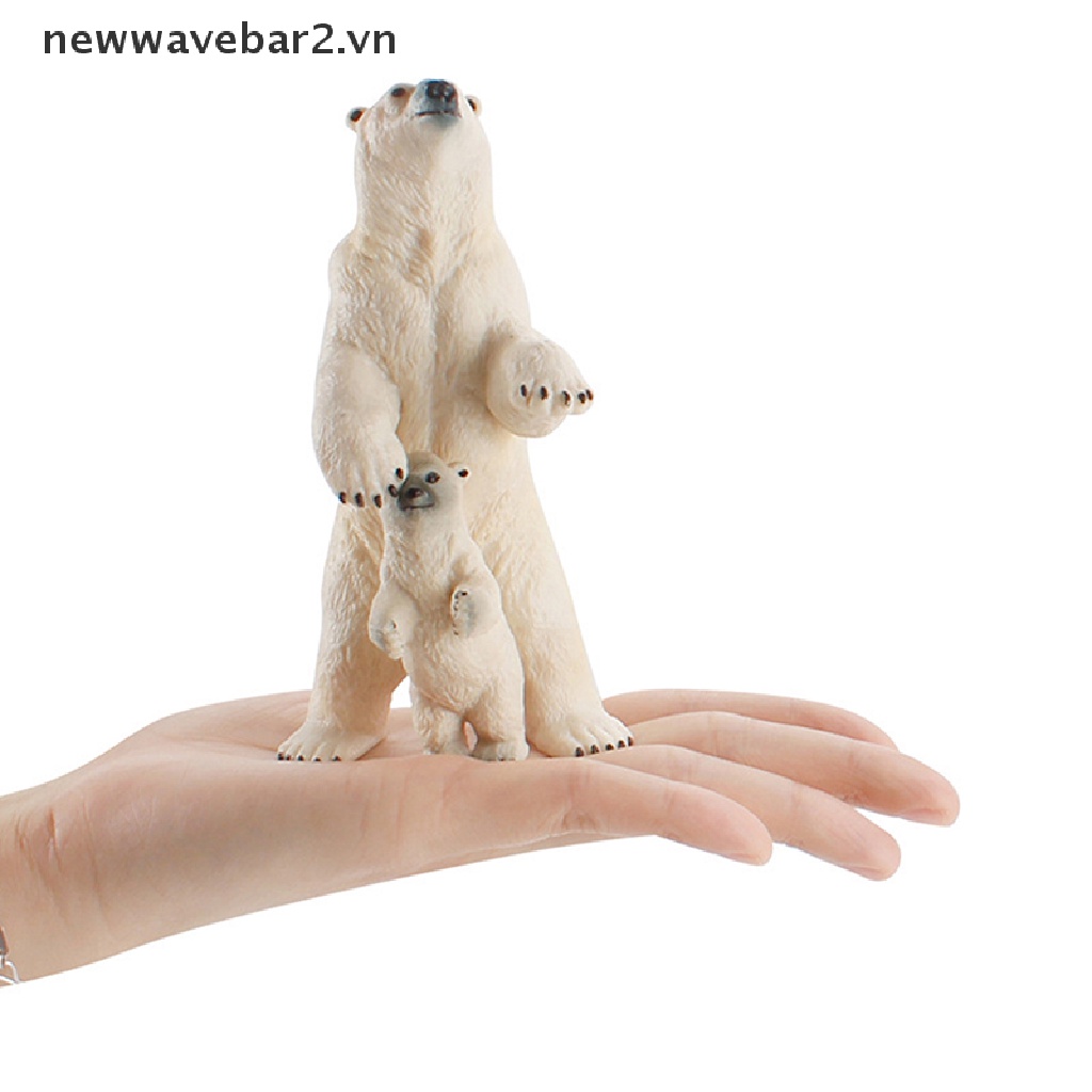 [Mới] Mô Hình Gấu Bắc Cực Đồ Chơi Cho Bé