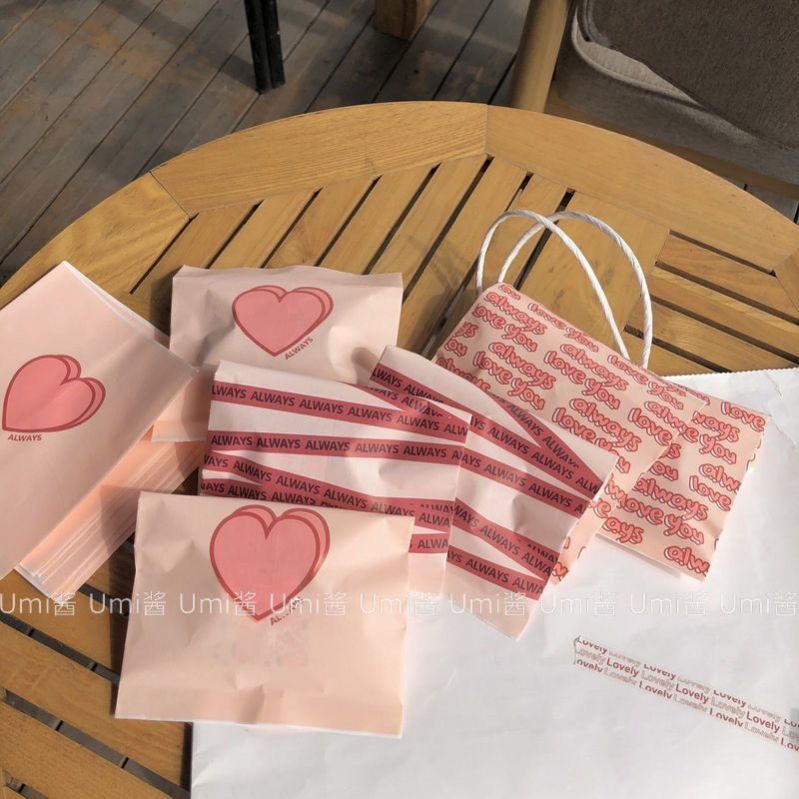 Set 6 Túi Giấy Đựng Quà In Hình Dễ Thương