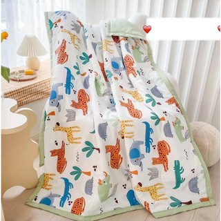 [Hàng trả order, không có dư] Chăn cotton đũi trẻ em mềm mịn