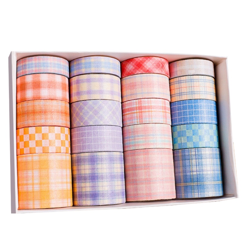 Cuộn Băng Dính Washi Nhiều Họa Tiết Dễ Thương Dùng Trang Trí Sổ Tay DIY